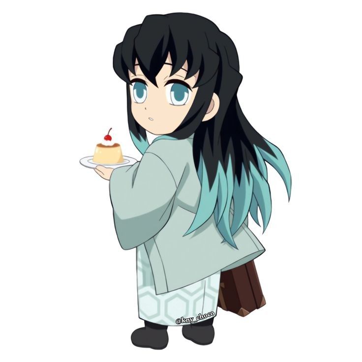 muichirou chibi ăn bánh