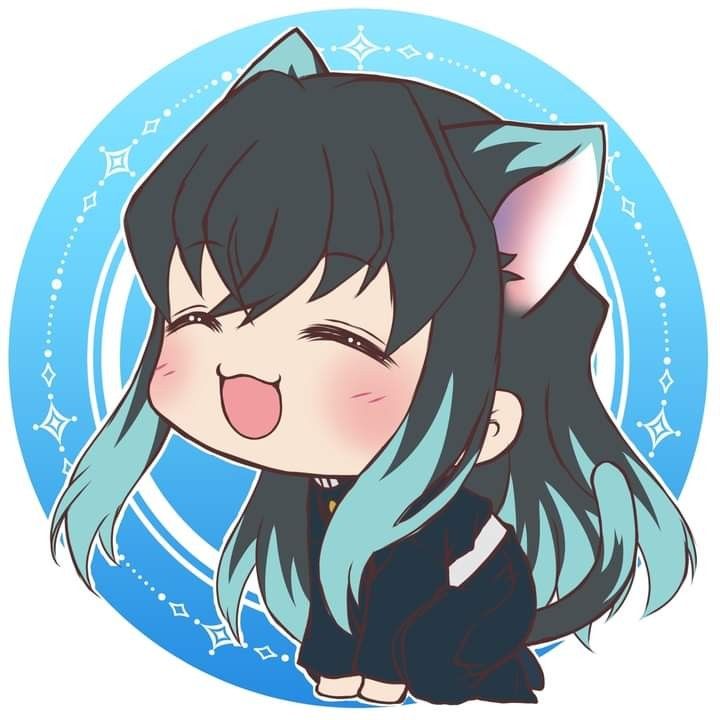 muichirou chibi cười đáng yêu