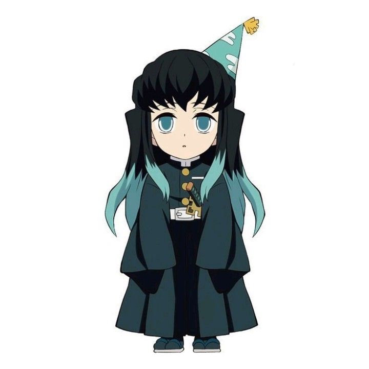 muichirou chibi đứng thẩn thơ